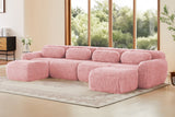 MELLOW 149" 4-Seater Sofa with 2 Ottomans