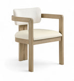 Ravina - Upholstered Dining Chair With Stained Natural Base (Set of 2)