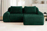 LAURENT 82" Loveseat with 1 Ottoman
