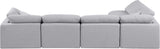 Indulge - Linen 5 Piece Modular Sectional