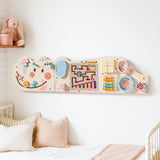 ROBUD Wooden Cream Elephant Busy Board