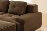 CORDELIA 117" 3-Seater Sofa with 1 Ottoman