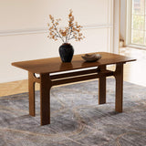 Leon 63'' Wooden Dining Table