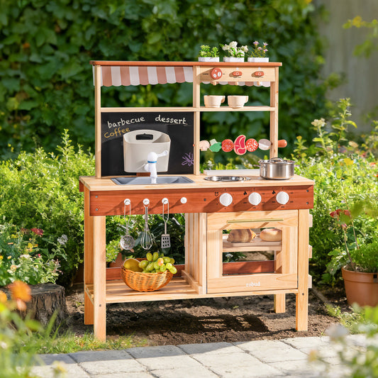 ROBUD Mud Kitchen for Kids Outdoor