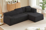 Livo 96" Corduroy Chaise Sofa