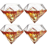 Diamond Whiskey and Wine Decanter, Great Gift! 750ml