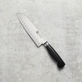 ZWILLING Four Star Hollow Edge Santoku Knife