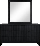 Fairfax Dresser - Modern Art Deco Design with Fluted Drawers and Matte Metal Handles for Elegance