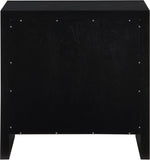 Fairfax Night Stand - Exquisite Art Deco Design with Fluted Drawers and Matte Metal Handles for Elegance