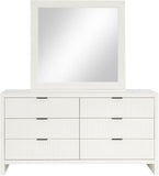 Fairfax Dresser - Modern Art Deco Design with Fluted Drawers and Matte Metal Handles for Elegance