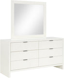 Fairfax Dresser - Modern Art Deco Design with Fluted Drawers and Matte Metal Handles for Elegance