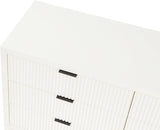 Fairfax Dresser - Modern Art Deco Design with Fluted Drawers and Matte Metal Handles for Elegance