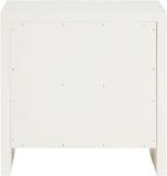 Fairfax Night Stand - Exquisite Art Deco Design with Fluted Drawers and Matte Metal Handles for Elegance