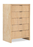 Fairfax Chest - Exquisite Art Deco Design with Fluted Drawers and Matte Metal Handles for Style