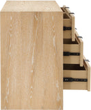 Fairfax Dresser - Modern Art Deco Design with Fluted Drawers and Matte Metal Handles for Elegance