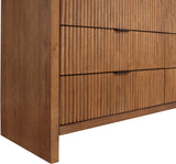 Fairfax Dresser - Modern Art Deco Design with Fluted Drawers and Matte Metal Handles for Elegance
