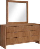 Fairfax Dresser - Modern Art Deco Design with Fluted Drawers and Matte Metal Handles for Elegance