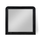 Fluted Mirror - Elegant Arched Design with Fluted Frame, Solid Wood Finish for Stunning Decor Appeal