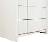 Fluted Chest - Elevate Your Decor with Elegant Art Deco Design, Fluted Drawers, and Unique Shape