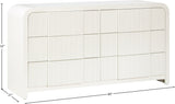 Fluted Dresser - Elevate Your Space with Elegant Art Deco Design and Intricate Fluted Detailing