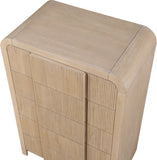 Fluted Chest - Elevate Your Decor with Elegant Art Deco Design, Fluted Drawers, and Unique Shape