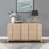 Fluted Dresser - Elevate Your Space with Elegant Art Deco Design and Intricate Fluted Detailing