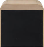 Fluted Night Stand - Elevate Your Space with Elegant Art Deco Design and Intricate Fluted Detailing