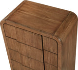 Fluted Chest - Elevate Your Decor with Elegant Art Deco Design, Fluted Drawers, and Unique Shape
