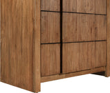 Fluted Chest - Elevate Your Decor with Elegant Art Deco Design, Fluted Drawers, and Unique Shape