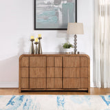 Fluted Dresser - Elevate Your Space with Elegant Art Deco Design and Intricate Fluted Detailing