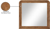 Fluted Mirror - Elegant Arched Design with Fluted Frame, Solid Wood Finish for Stunning Decor Appeal
