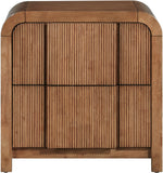 Fluted Night Stand - Elevate Your Space with Elegant Art Deco Design and Intricate Fluted Detailing