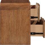 Fluted Night Stand - Elevate Your Space with Elegant Art Deco Design and Intricate Fluted Detailing