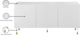 Starburst Contemporary Sideboard with Gold Finished Base and Ample Storage for Stylish Living Spaces