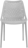 Mykonos Contemporary Outdoor Patio Dining Chair Set (Set of 4)