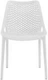 Mykonos Contemporary Outdoor Patio Dining Chair Set (Set of 4)