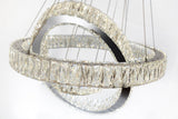 Crystal Elegance LED Chandelier // 2 Ovals