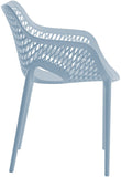 Mykonos Contemporary Outdoor Patio Dining Chair Set (Set of 4)