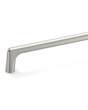 DESIGN3307 Solid Metal Modern Linear Pull for Tall Cabinets | 10" Cabinet Handle, Matte Black