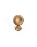 DESIGN3307 Modern Ball Knobs - Heavy-Duty Dresser & Cabinet Hardware | 0.86inch, Champagne Bronze