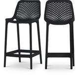 Mykonos Contemporary Outdoor Patio Stool Set of 4 - Weather Resistant, Stylish, Durable Design