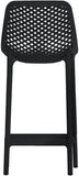 Mykonos Contemporary Outdoor Patio Stool Set of 4 - Weather Resistant, Stylish, Durable Design