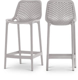 Mykonos Contemporary Outdoor Patio Stool Set of 4 - Weather Resistant, Stylish, Durable Design