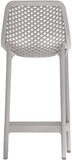 Mykonos Contemporary Outdoor Patio Stool Set of 4 - Weather Resistant, Stylish, Durable Design