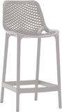 Mykonos Contemporary Outdoor Patio Stool Set of 4 - Weather Resistant, Stylish, Durable Design