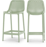 Mykonos Contemporary Outdoor Patio Stool Set of 4 - Weather Resistant, Stylish, Durable Design