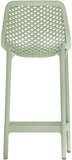 Mykonos Contemporary Outdoor Patio Stool Set of 4 - Weather Resistant, Stylish, Durable Design