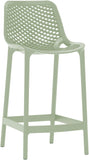 Mykonos Contemporary Outdoor Patio Stool Set of 4 - Weather Resistant, Stylish, Durable Design