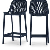 Mykonos Contemporary Outdoor Patio Stool Set of 4 - Weather Resistant, Stylish, Durable Design