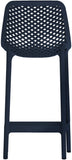 Mykonos Contemporary Outdoor Patio Stool Set of 4 - Weather Resistant, Stylish, Durable Design